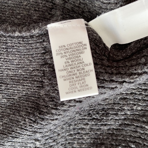 Loft cardigan in charcoal heather. - Picture 2 of 3